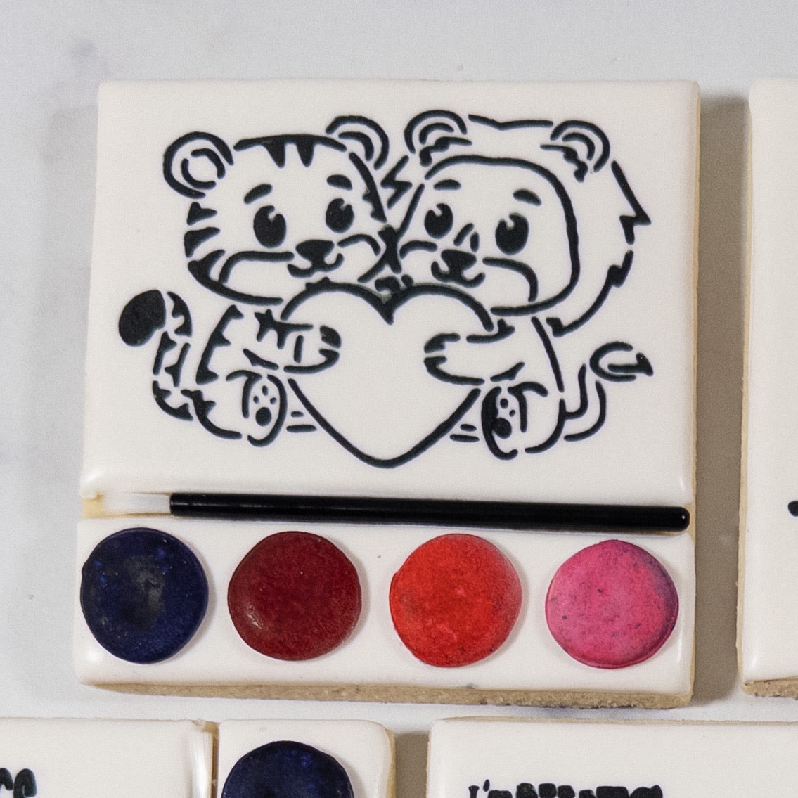 Paint Your Own Valentine's Day Cookie
