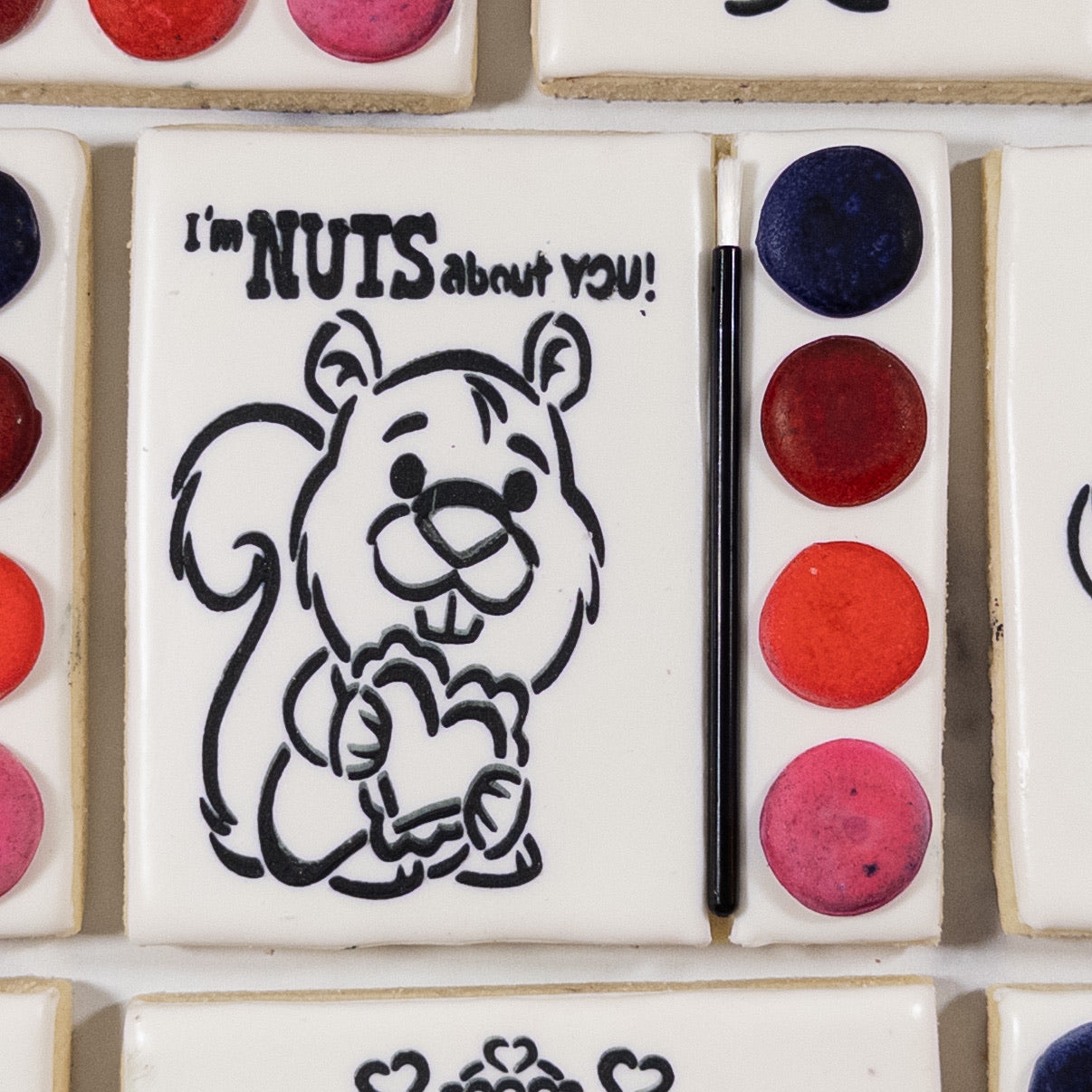 Paint Your Own Valentine's Day Cookie