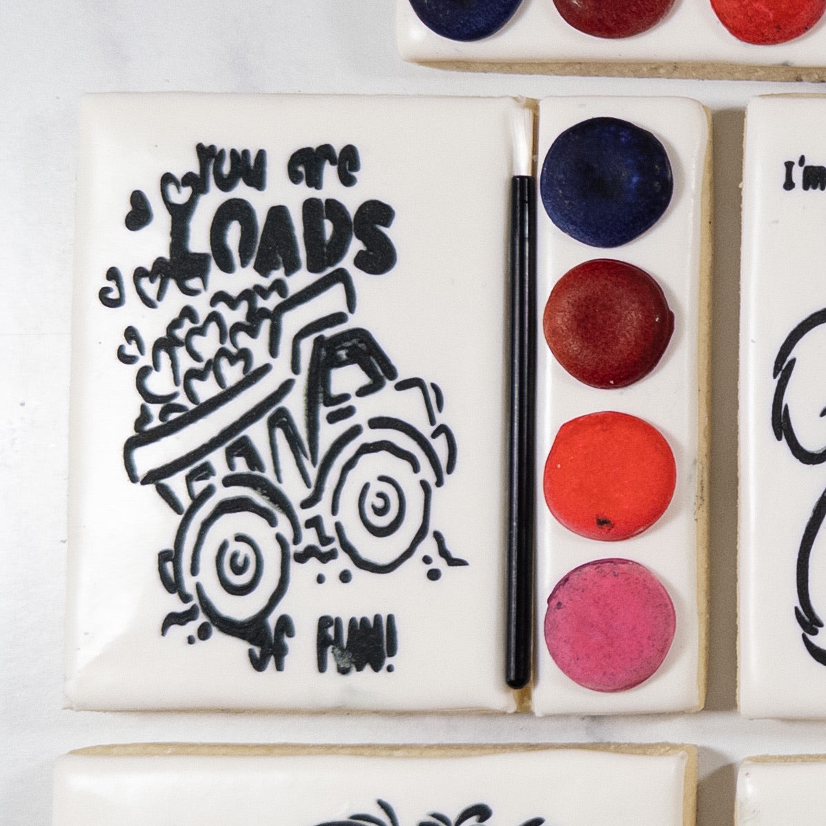 Paint Your Own Valentine's Day Cookie