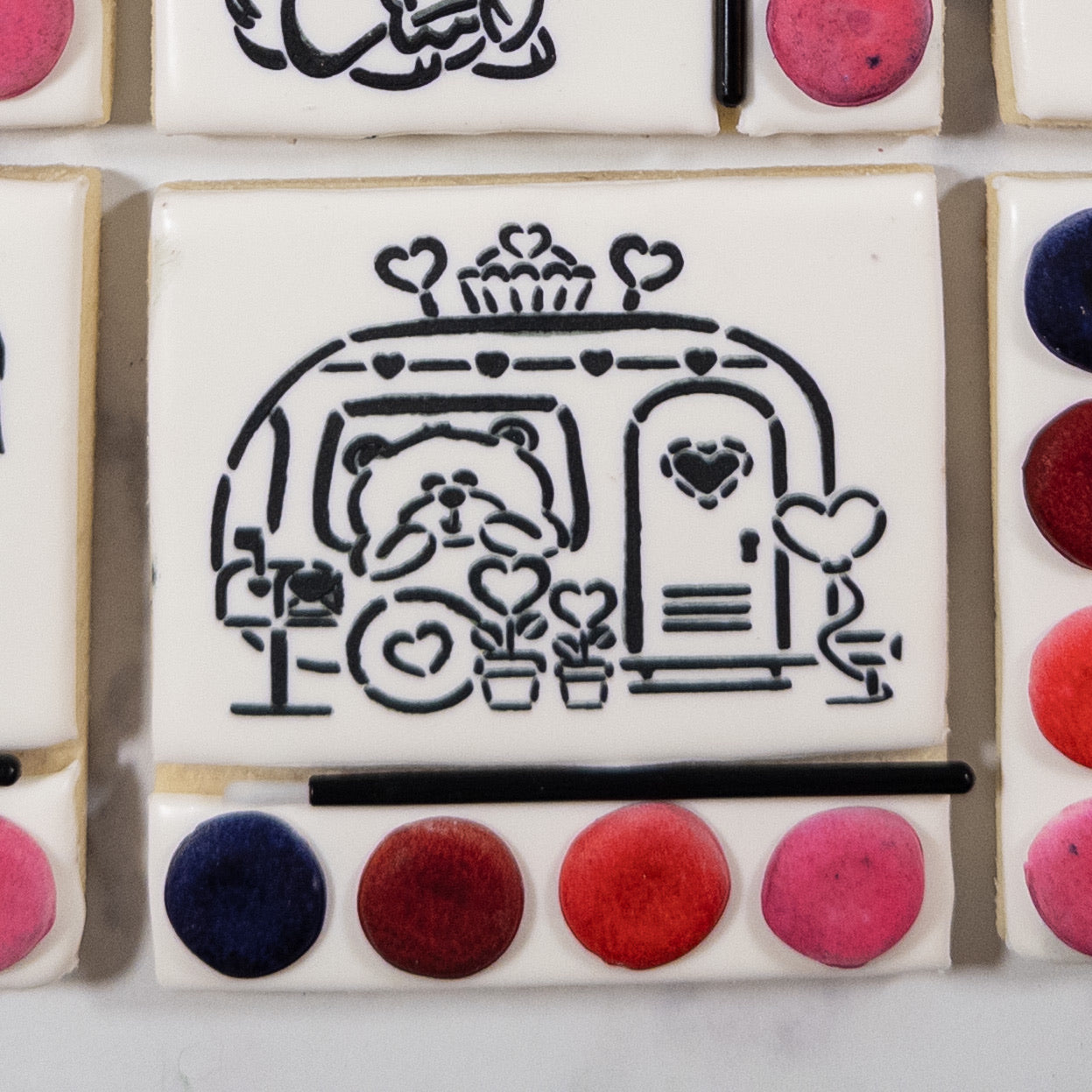 Paint Your Own Valentine's Day Cookie